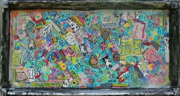 Mixed media work