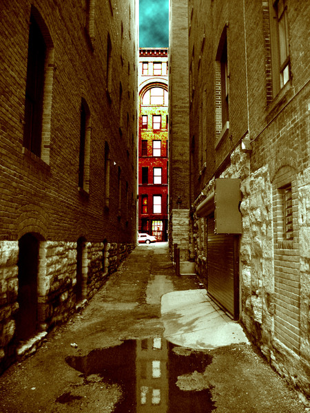 back alley