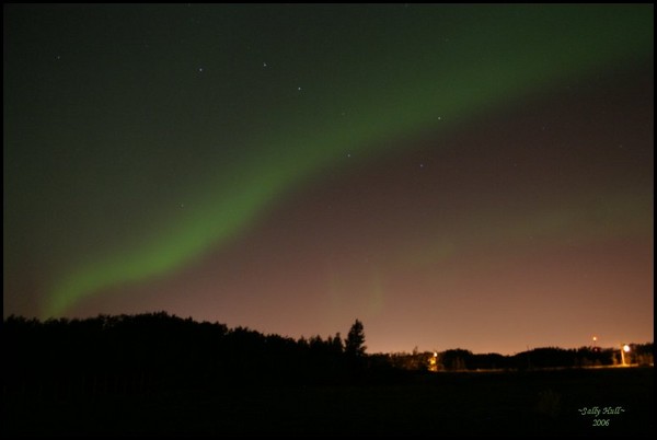 Northern Lights over Winnipeg