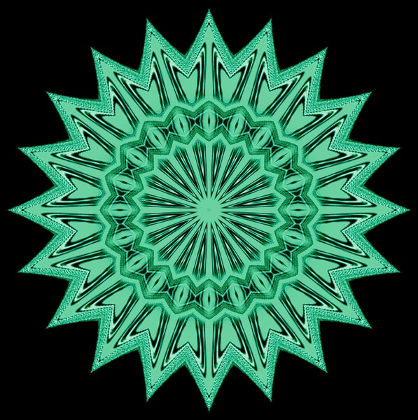 Kaleidoscope Star (Green)