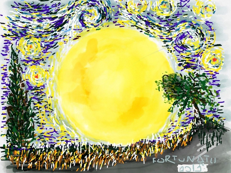 Super Moon Vincent style