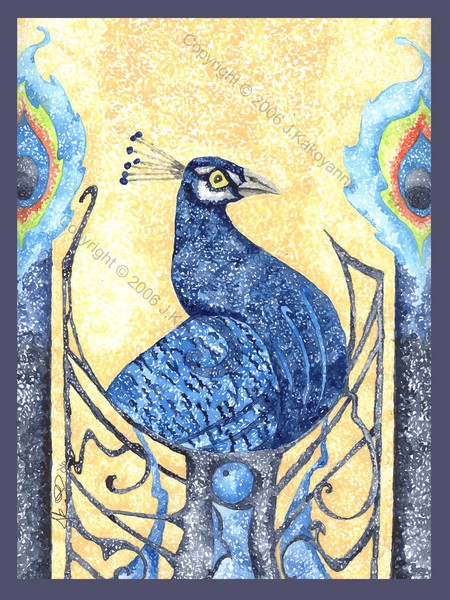 Blue Peacock II
