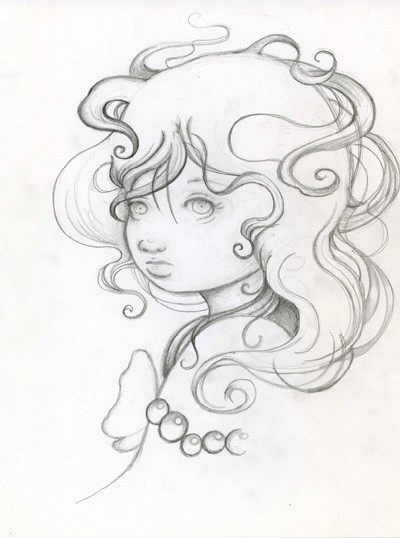 Girl Drawing #2