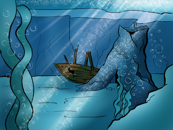 Under the sea-www.cartoondollemporium.com