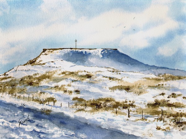 Flat Top in the Snow