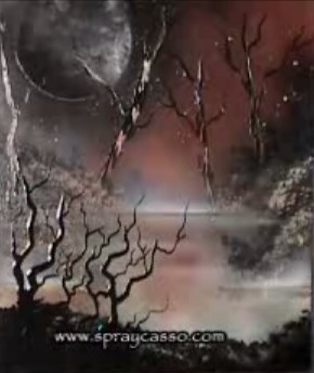 halloween scenery