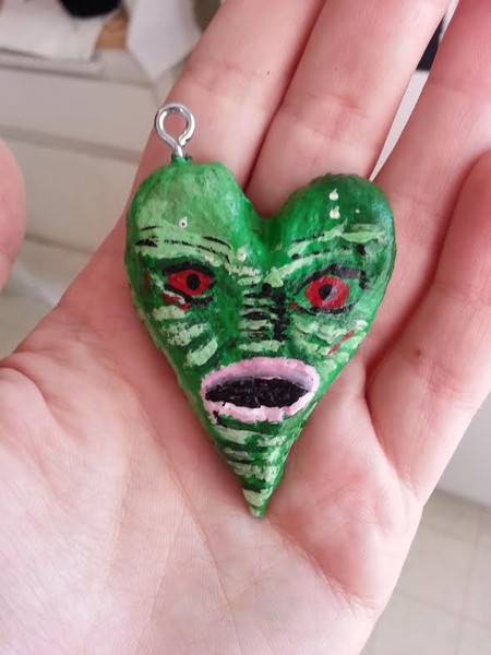 Creature from the Black Lagoon Heart Pendant