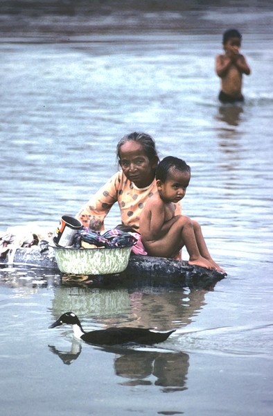 Washday in Sumatra