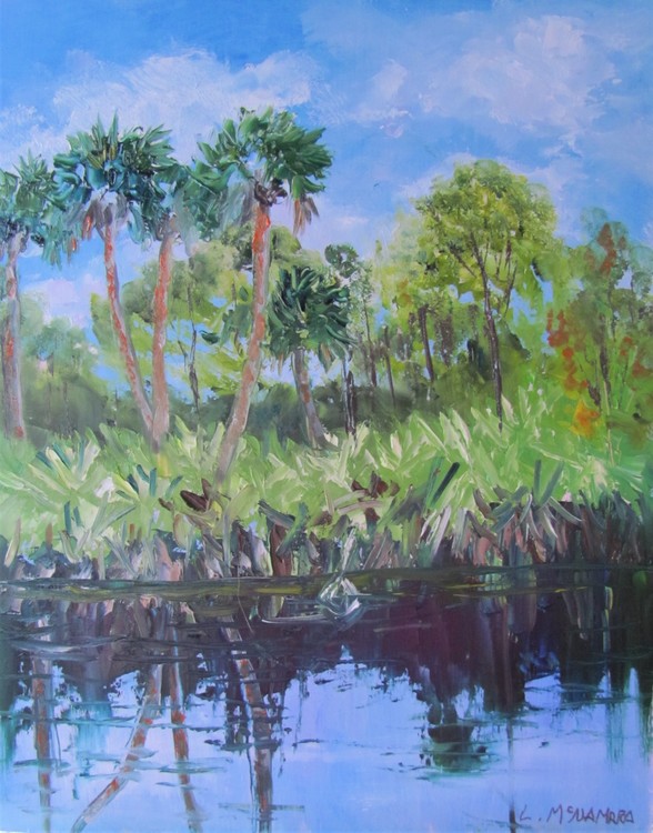 1740  Outback in Indrio Savannas  Plein air alla prima