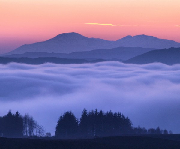Foggy Sunset