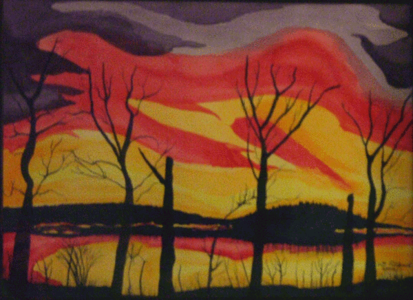 Sunset at Elk Island Park