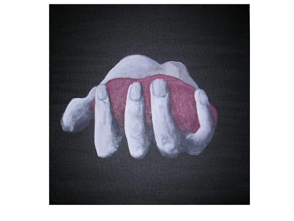 Untitled - acrylic on canvas 50cm x 50cm