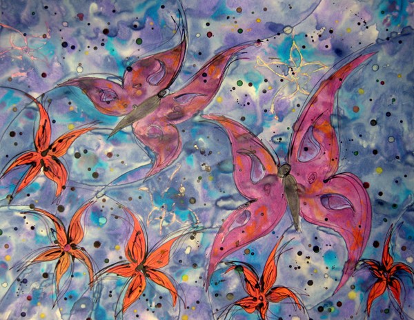 Purple Flutterbies