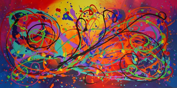 Original acrylic painting by Eugenia Abramson