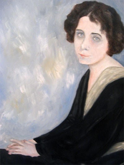 Portrait of Margit Kaffka poetess