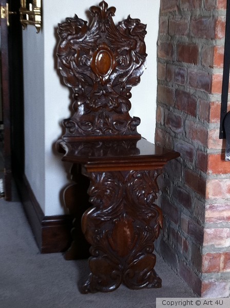 Antique Hall Chair