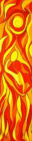 Lovers Orange 0308 80x19cm