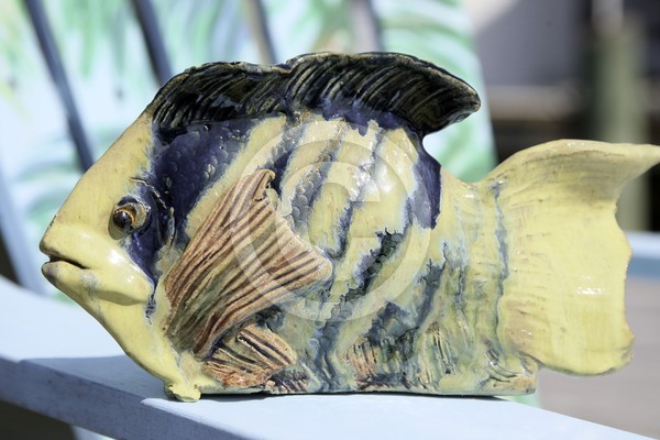 Tropical standing Fish