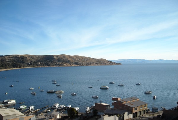 Titicaca lake from Copacabana