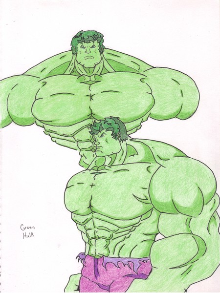 Green Hulk Sketch