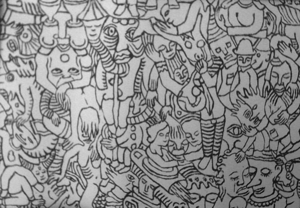 Fragment #4- ( A4 size format) - out of an oil p