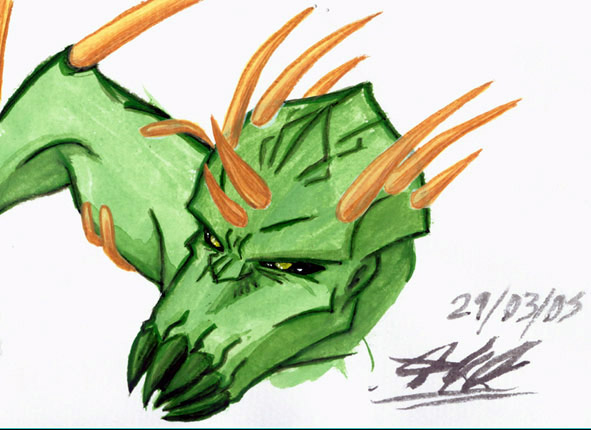 Specimen XIIII paint doodle