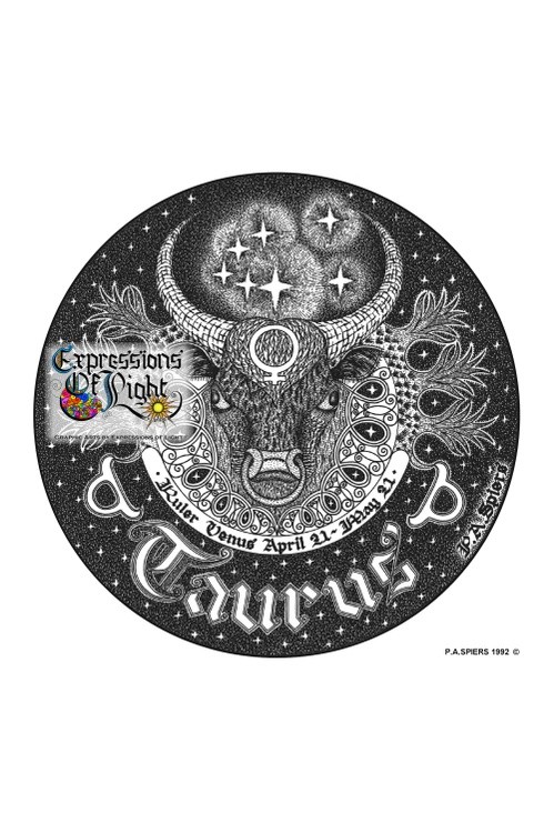 ExpoLight-Graphic-Arts-Zodiac-1992-0002-Taurus (Pen-&-Ink-Mono-SP)