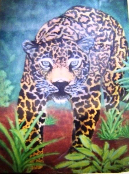 leopard face veiw