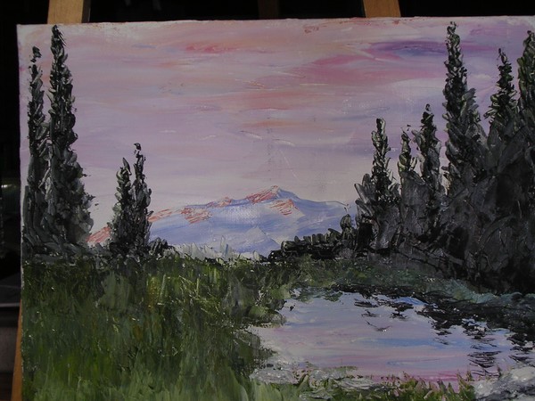 Rocky mountain sunrise