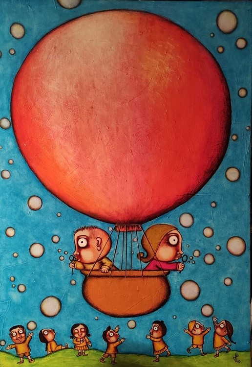 soap bubbles