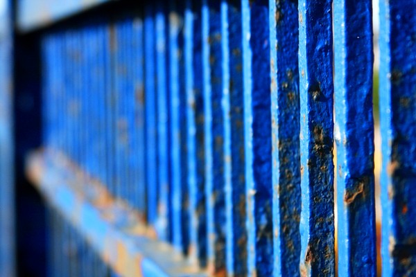 Blue Banister