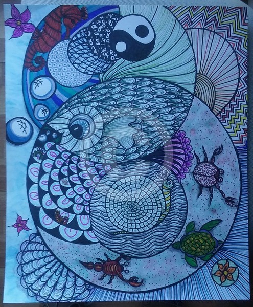 sea Zen tangle