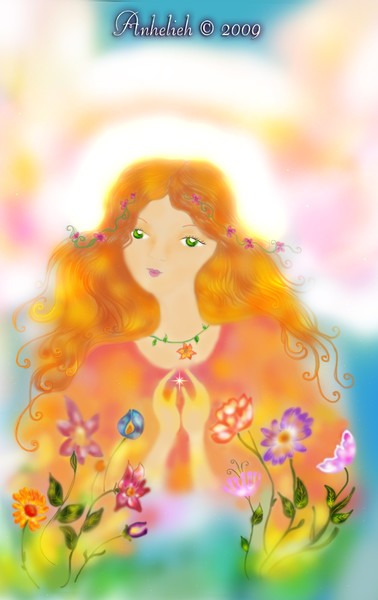 angel of the flowers