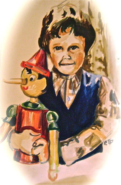 ITALIAN BOY WITH PUPPET