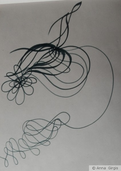 unfinished 1st layer drawing