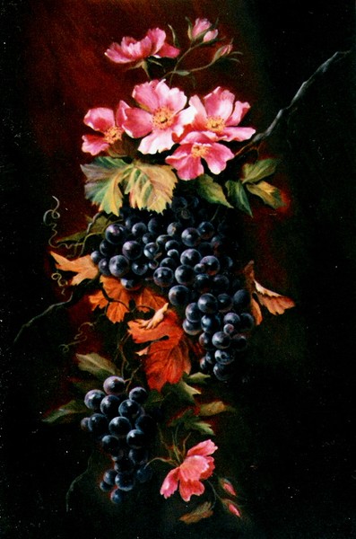 Grapes and Wild Roses
