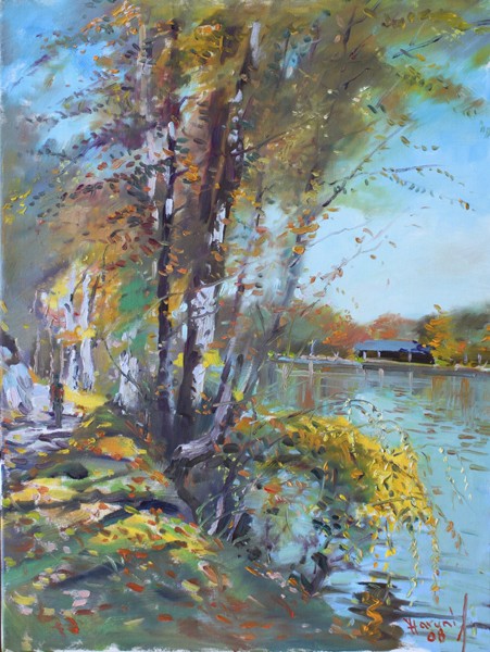 Bear Mountain, Trees by the Lake