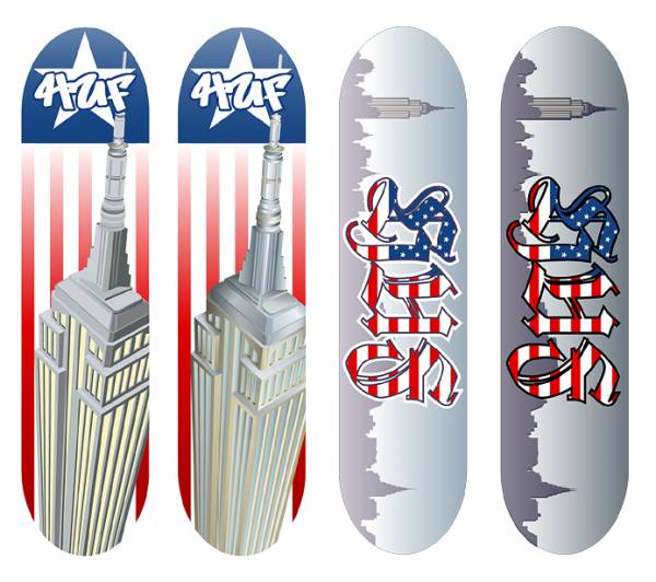 Skateboard Designs for feature film 