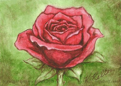 Love Rose ACEO