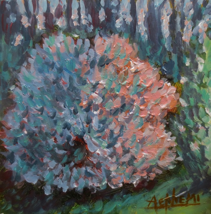(Untitled) Crab Apple Tree in Evening Light
