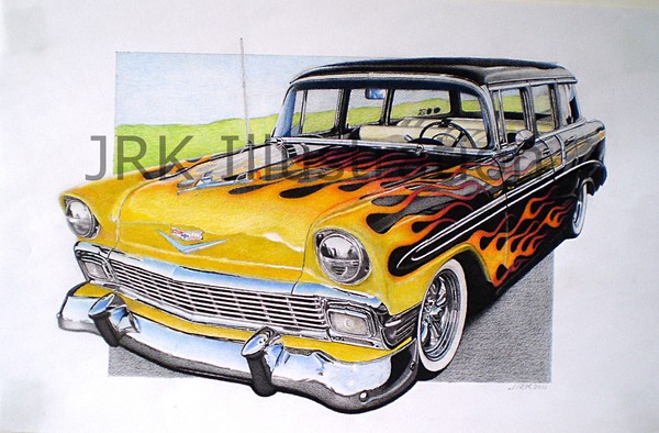 1956 Chevy Beaumont Hotrod