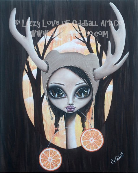 Deer Girl Taste The Sunshine