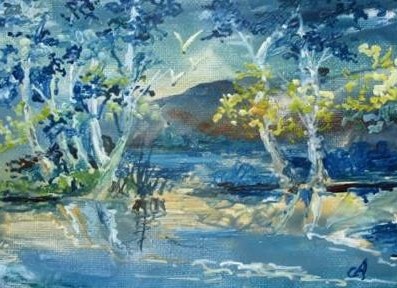 Blue Landscape