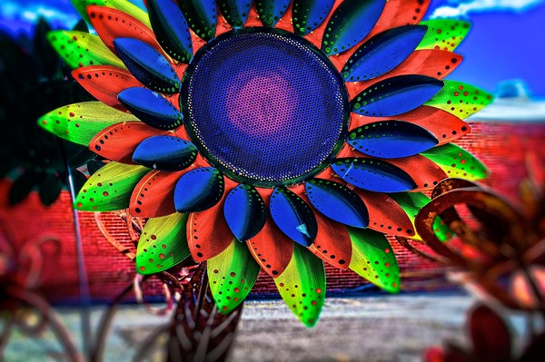 Metal Sunflower