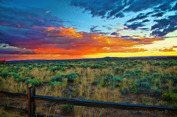 Taos sunset IX
