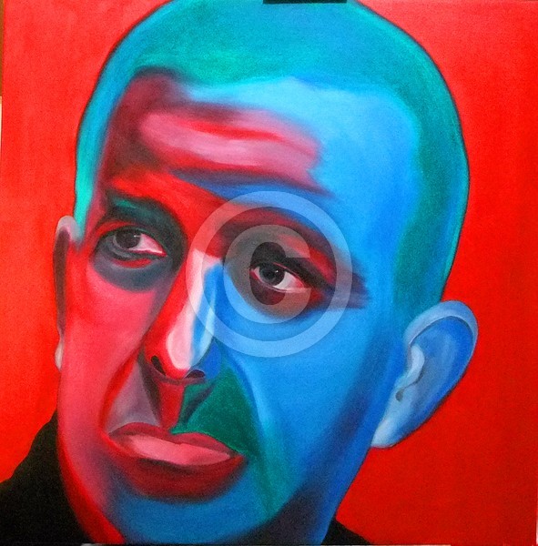 Self-portrait of the artist