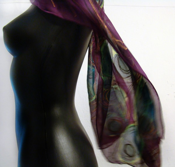 silk chiffon scarf