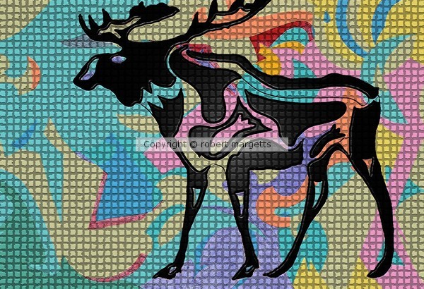 the grateful dead moose tiled
