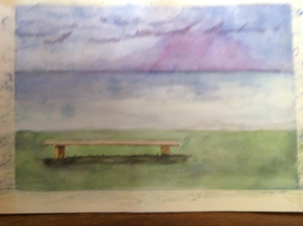 Bench at Lake Huron