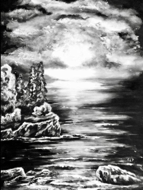 Sundown on the Ocean